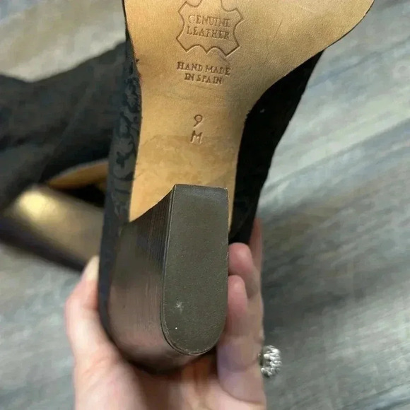 DAVID AARON FLORAL PATTERN BOOTIES - Picture 5 of 5